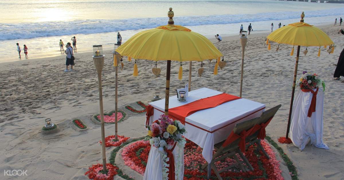 Candlelight Dinner by the Beach in Bali Klook Malaysia